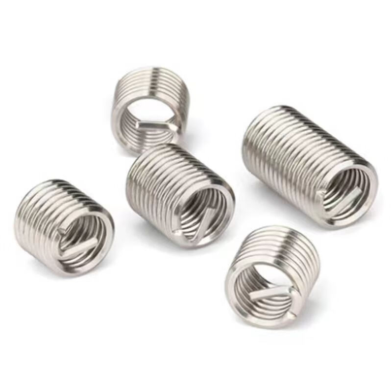 Thread protective sleeve stainless steel braces 304 internal thread fine tooth steel wire screw sleeve/steel wire/screw sleeve sheath wire sleeve complete set M8*1*1.5D/50 pieces