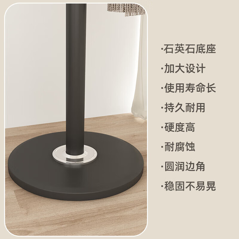 Bahainiao coat rack, floor-standing clothes rack, vertical clothes hanging iron metal bag rack, entrance hall, bedroom large clothes rack