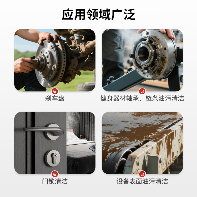 WURTH powerful degreasing parts cleaning agent enhanced large capacity 600ml automotive chain cleaning oil/bearing/brake cleaning agent evaporates quickly and does not damage metal