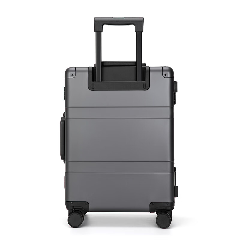 Walker Shop Aluminum Magnesium Alloy Brand Luggage 2026 New Business Travel Suitcase Multifunctional Front Opening Boarding Case Dark Blue 20 inches