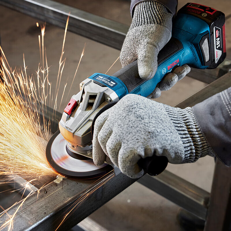 Bosch (BOSCH) brushless lithium angle grinder GWS18V-8 handheld rechargeable polisher Dr. metal cutting and polishing machine GWS18V-8 bare metal