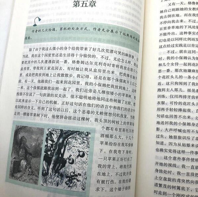 Gulliver's Travels People's Education Publishing House Classic Reading Curriculum Series Junior High School Chinese Textbook Supporting Books Ninth Grade Volume 2