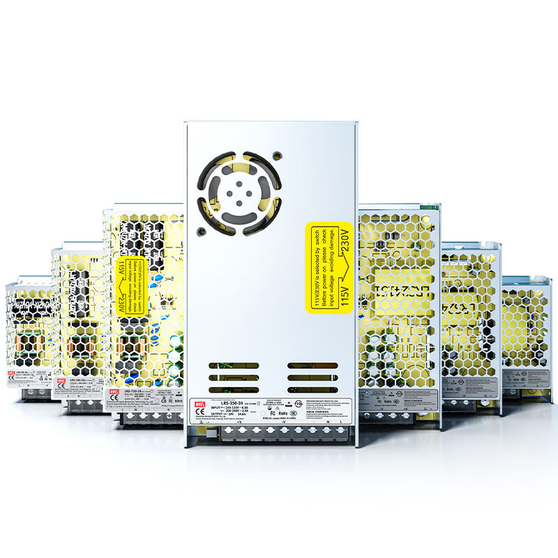 Mwel Mingwei 3C certified LRS switching power supply box 220 to 12V24V48 volt adjustable DC adapter transformer LRS1005V20A SF Express