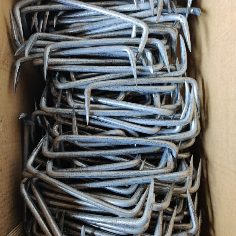 Vinoa nails, horse king nails, leech nails, two-headed nails, construction nails, industrial and mining nails, pick-up nails, ship nails, claw nails, claw nails, curium nails, 6 thick, 10 cm long, 10 pieces