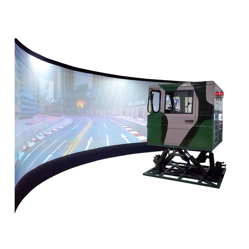 Master King Large Special Vehicle Driving Simulator Ring Screen Dynamic Real Vehicle Simulation Training System