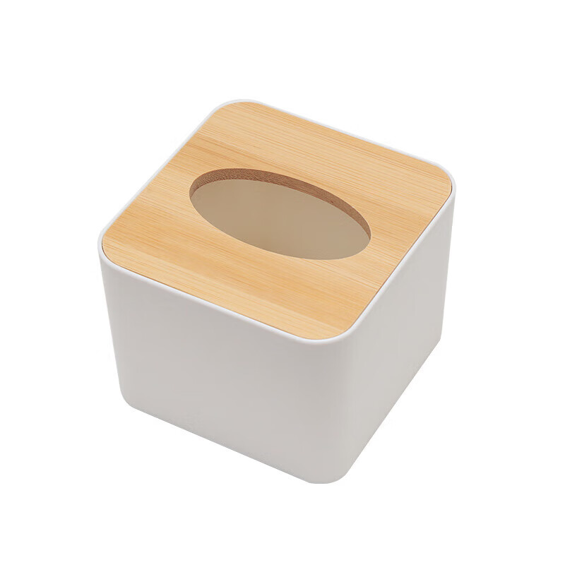 Customized tissue box for commercial use, restaurant, household paper box, paper box for restaurant, hotel, customized LOGO printing, small wooden lid (blank, no printing)