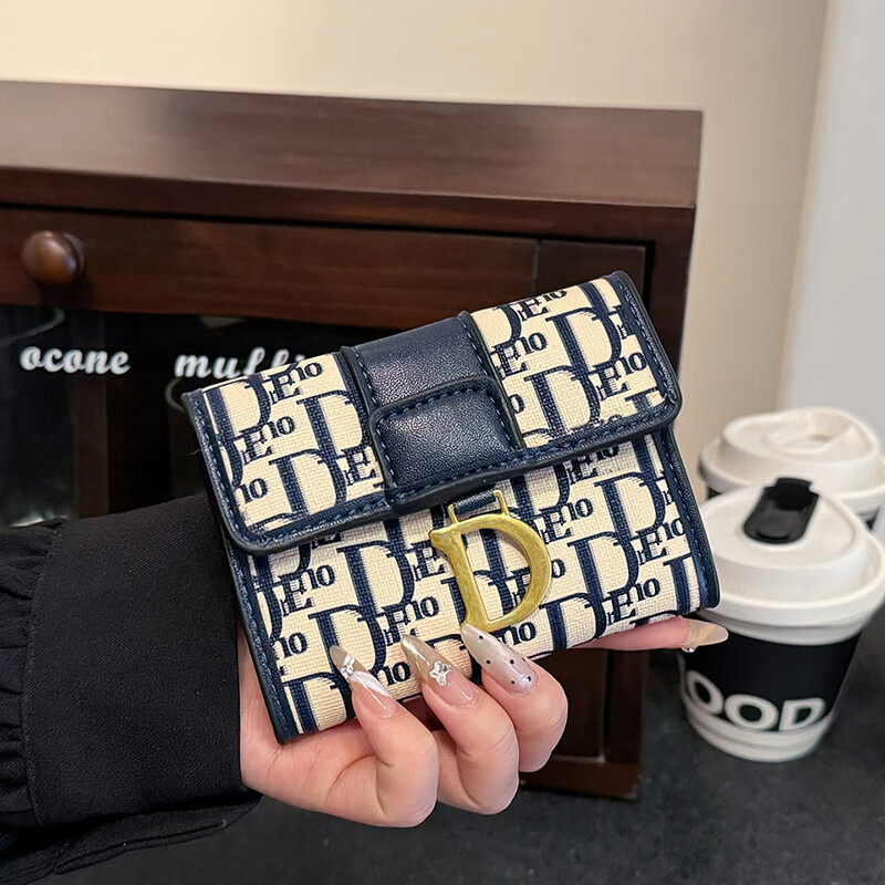 Kangaroo genuine leather long wallet for women 2025 new style exquisite high-value printed coin purse large capacity multi-card slot wallet one long style