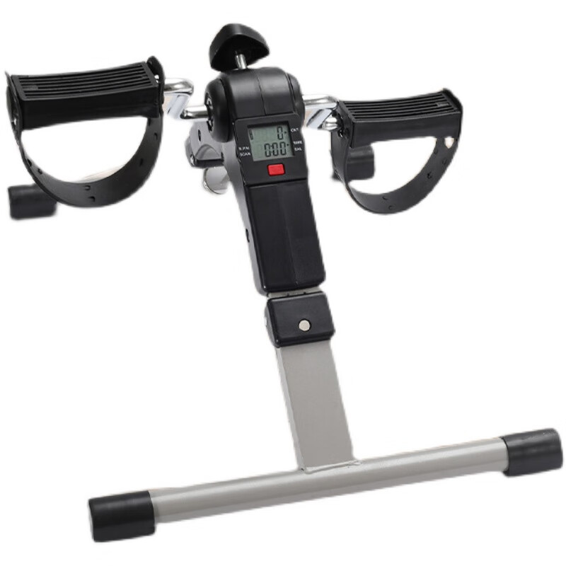 Zhizhou Rehabilitation Exercise Bike Bicycle Fitness Equipment Home Elderly Indoor Exercise Bike Leg Training Leg Beauty Machine Black Folding Luxury Model (Free Installation with Meter)