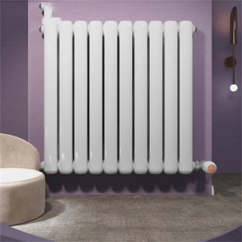 European warm radiator steel 60 round radiator large water channel wall-mounted heating supports customized colors 600mm*1 column