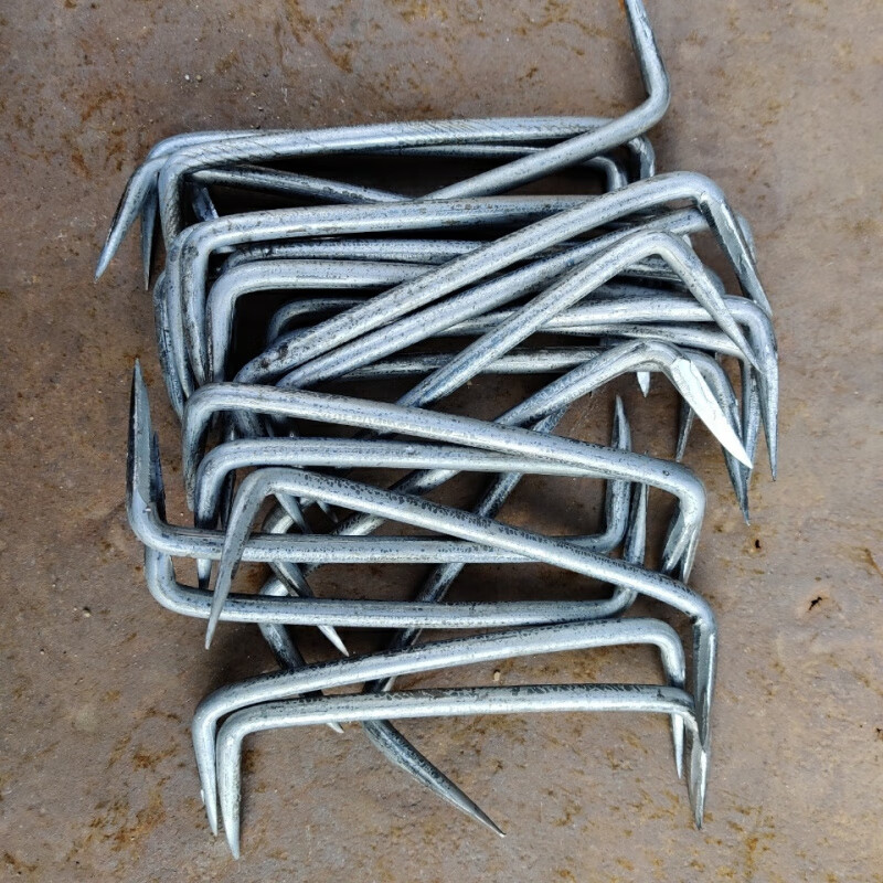 Vinoa nails, horse king nails, leech nails, two-headed nails, construction nails, industrial and mining nails, pick-up nails, ship nails, claw nails, claw nails, curium nails, 6 thick, 10 cm long, 10 pieces