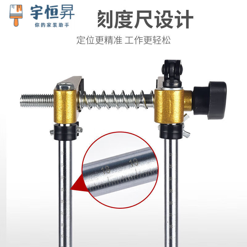 Vinoa solid wood door hole opener slotting machine woodworking indoor installation lock artifact full set door lock opening tool dustproof rich +18/20/22 high-speed steel knife