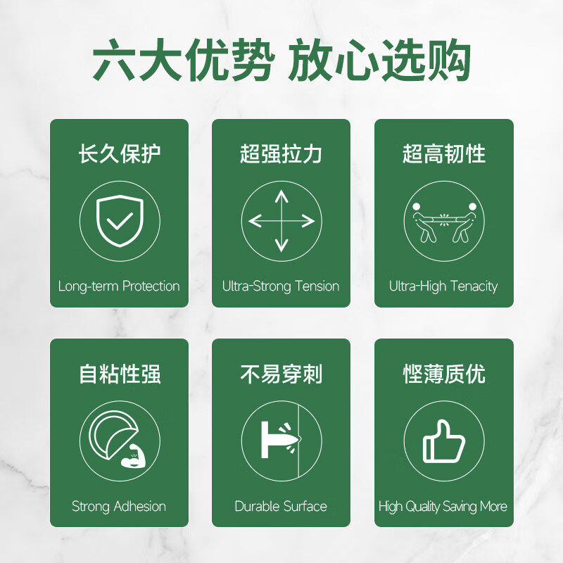 HOOYE 3509 handle black stretch film 12.5cm wide ultra-thin 1.5 wire moving luggage packaging film PE privacy protection film about 150 meters single roll