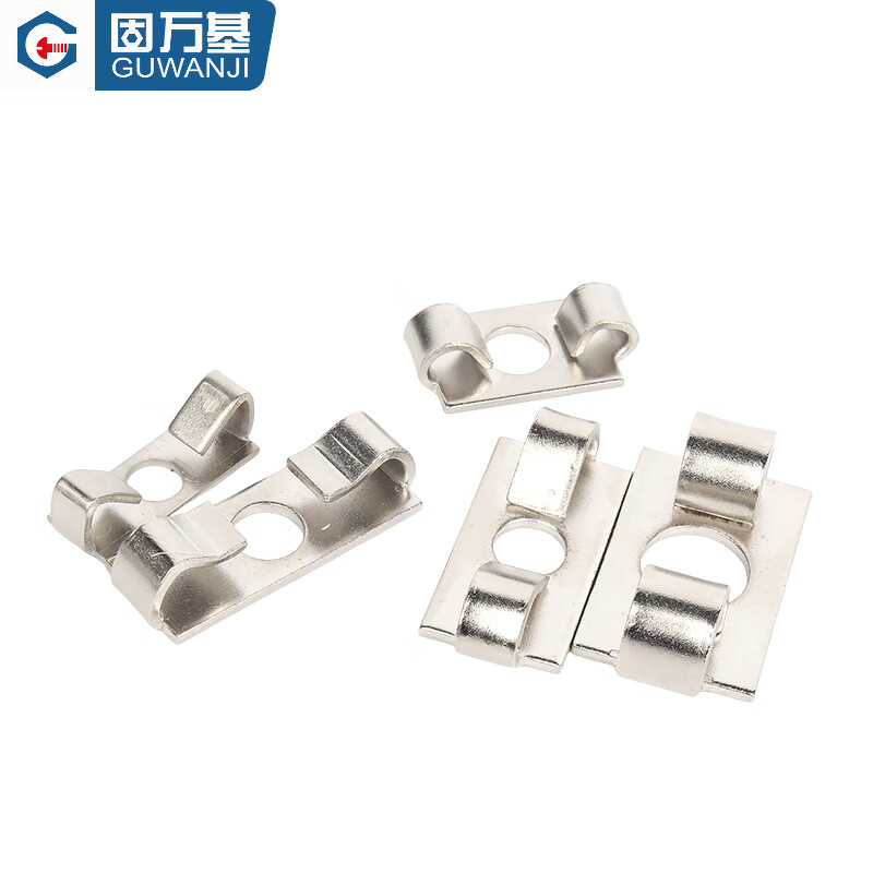 Guwanji aluminum profile elastic fastener European standard profile accessories 30/40/45 frame assembly built-in connector disc fastener European standard 3030 type (20 pieces)