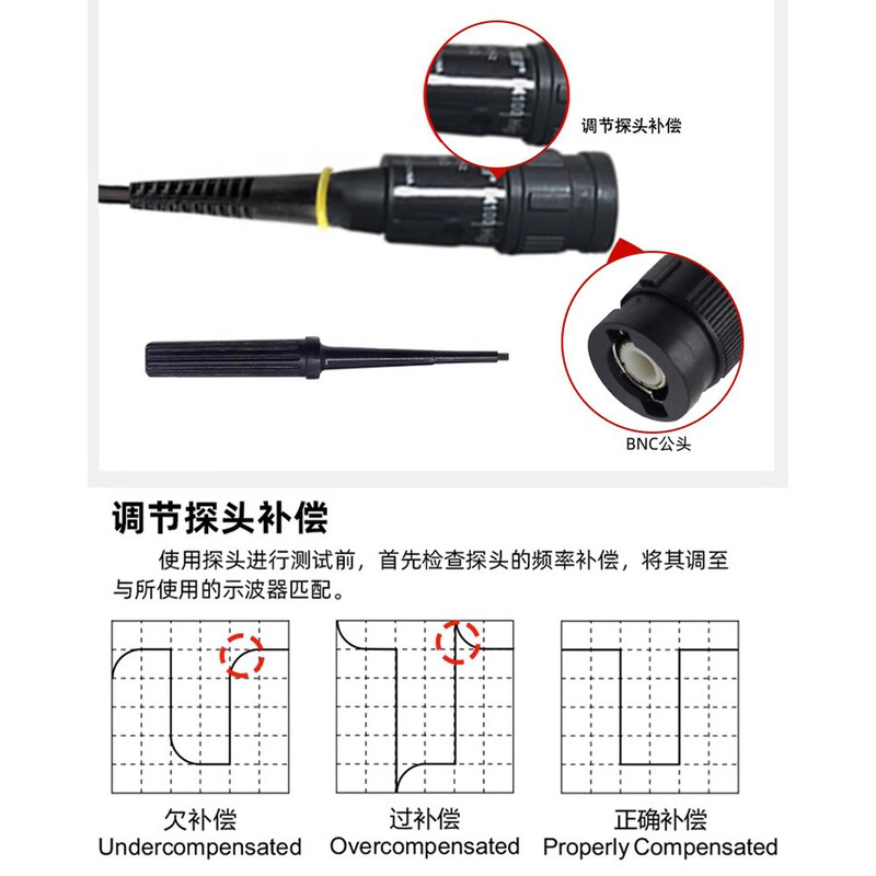 YPIO EER Pioneer YPIONEER oscilloscope high voltage probe P2501C bandwidth 500M attenuation 100X voltage resistance 5000Vp-p