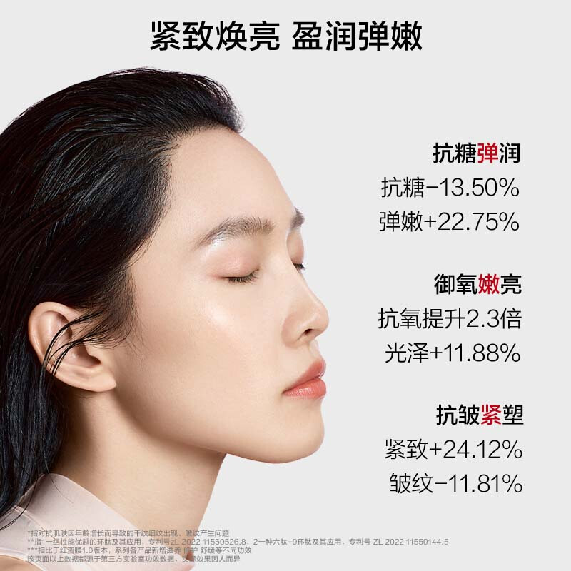 Han Shu Hongman waist cleansing lotion anti-wrinkle firming hydrating moisturizing skin care product set cosmetics New Year gift for women buy 1 get 1 free