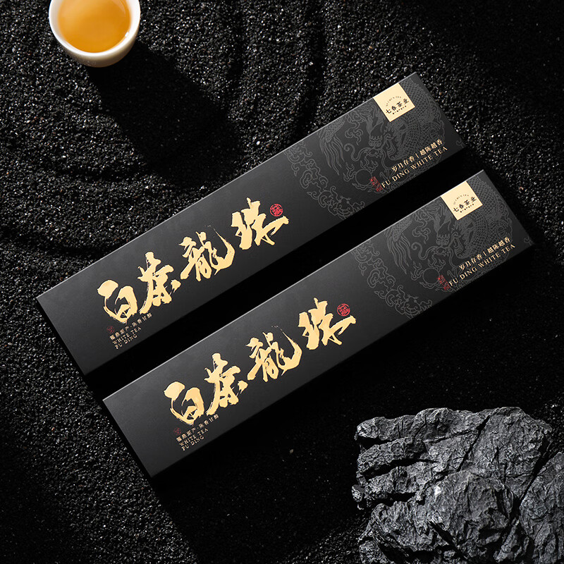 Qichun White Tea Longzhu 19-year-old white tea Fuding Gongmei Longzhu tea cold brew tea for self-drinking portable pack 30g