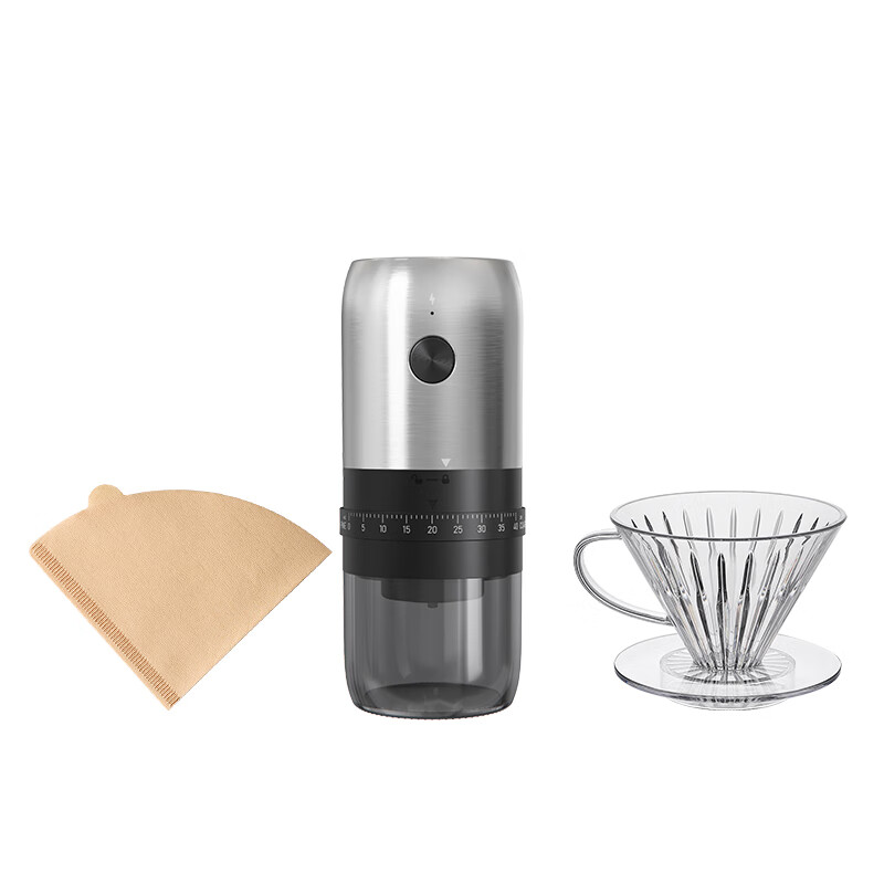 CLITON electric coffee grinder coffee bean grinder hand-brewed coffee machine automatic grinder coffee filter paper filter cup