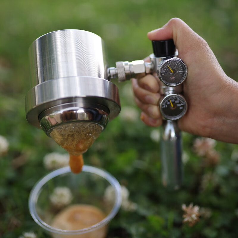 Pneumatic coffee machine replaces Moka pot 9Bar pressurized espresso coffee for home enjoyment outdoor camping portable main pot