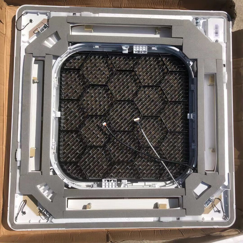 BEYZK Midea air conditioner ceiling machine brand new original panel 3-5 HP ceiling machine ceiling machine four-sided air outlet panel shell MBQ4-01 panel is brand new