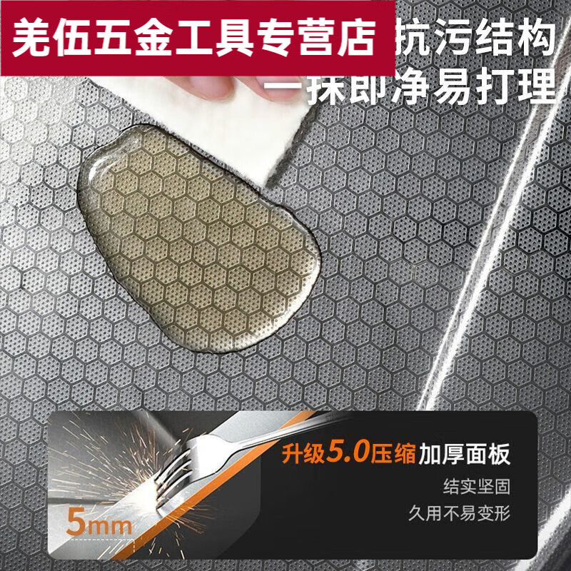 Ye Yu Whale Feiyu Waterfall single-slot kitchen sink digital display dishwashing sink 304 stainless steel honeycomb dishwashing 6845 exclusive version ultra-thick 5.0 five-function large single sink