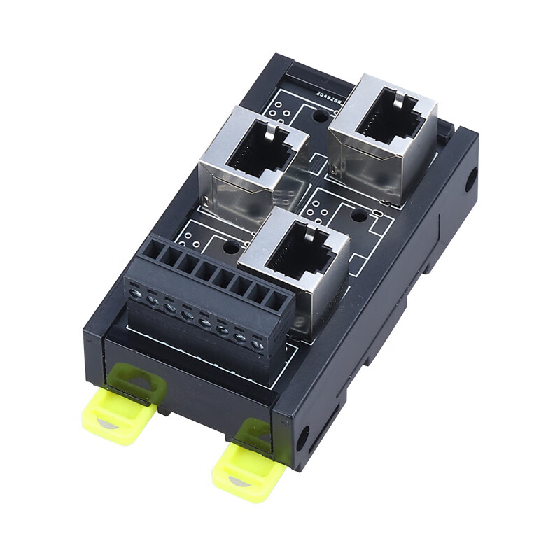 RJ45 network port to terminal block 8pin terminal block crystal head RJ45 socket adapter board Ethernet hub 6 holes