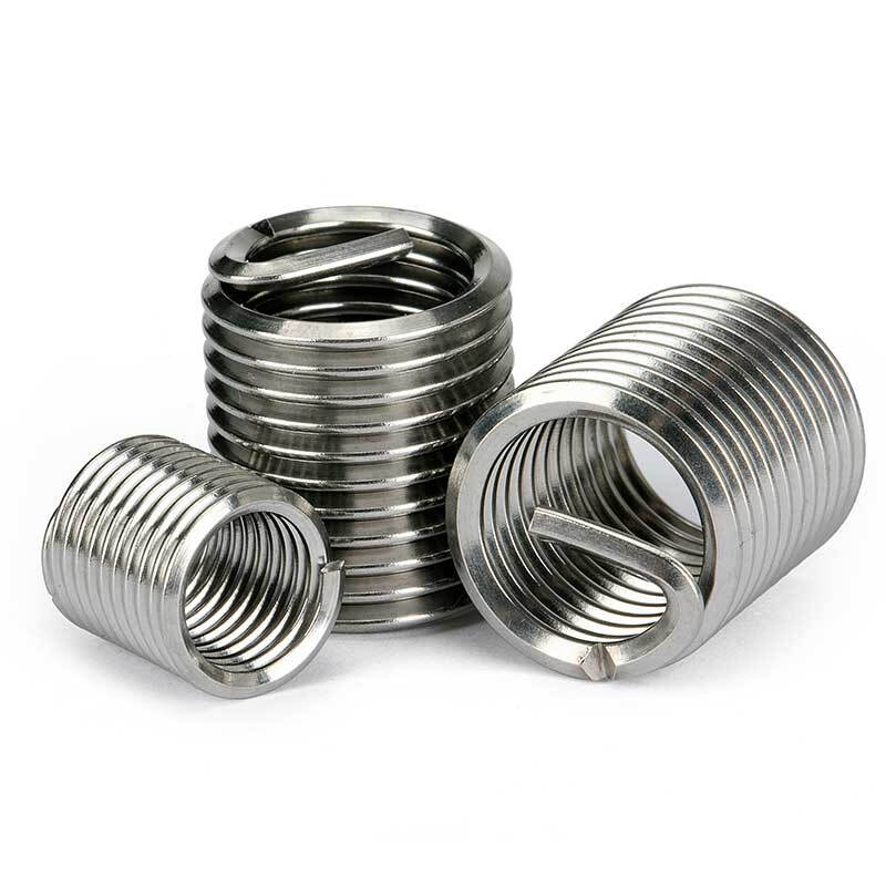 JINGGONG (JINGGONG) 304 stainless steel wire thread insert, screw thread brace, thread repair wire insert, sheath M4*0.7*2d (50 pieces/installed 8mm)