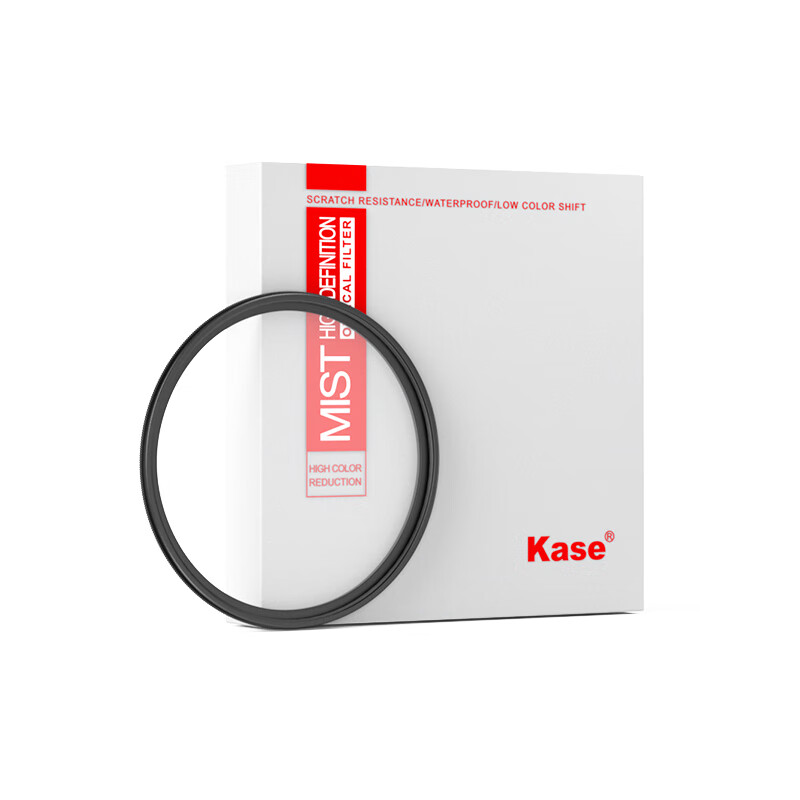Kase black soft filter quarter 1/4 58mm beauty mirror soft focus mirror hazy mirror camera black soft filter portrait character light softening matte creative