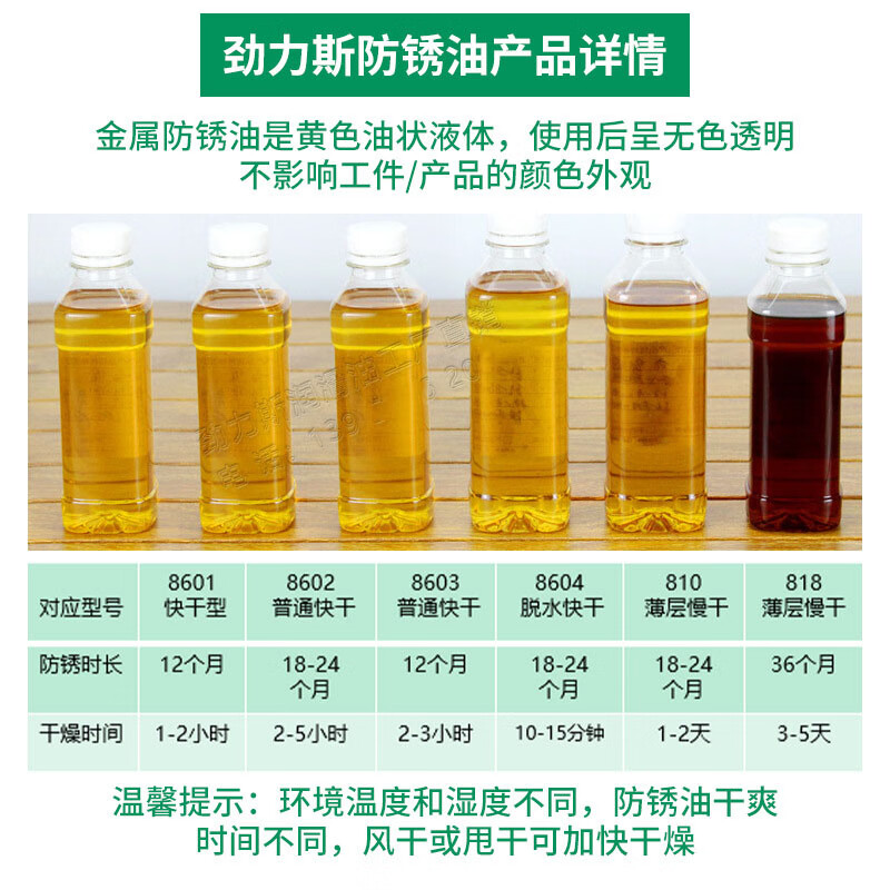 Jinlis metal rust preventive thin layer slow drying long-lasting anti-rust oil 200L818# 3-5 days drying and rust-proof 36 months shipping resistance to salt spray oily thin layer volatile dehydration industrial rust inhibitor