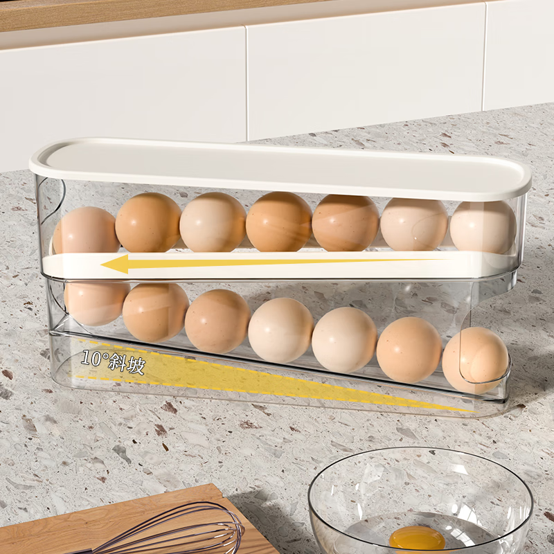 VELOSAN Wenlunshan narrow double-layer automatic slide egg box