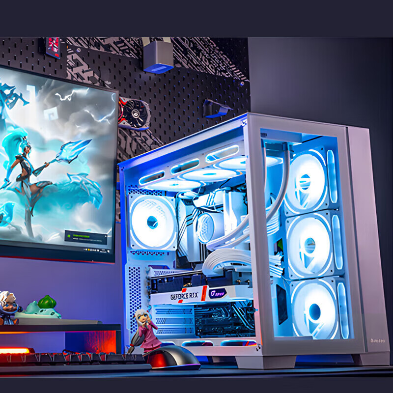 ASUS (ASUS) Core i7 liter 36-core RTX4060 desktop computer host independent display business office home game design rendering second-hand computer complete set single host free keyboard and mouse set set of nine Intel 36 core/RTX4060/e-sports flagship