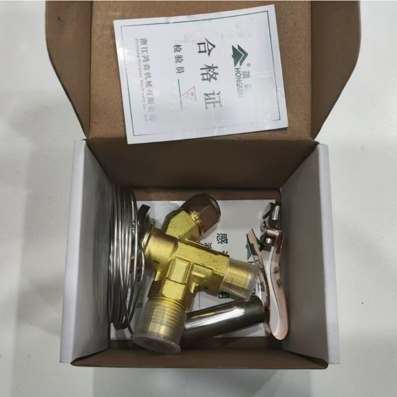Refrigerator cold storage TF type right-angle internal balance R22/R404/R134/R410 throttling thermal expansion valve TF22 valve body No. 2 core R22