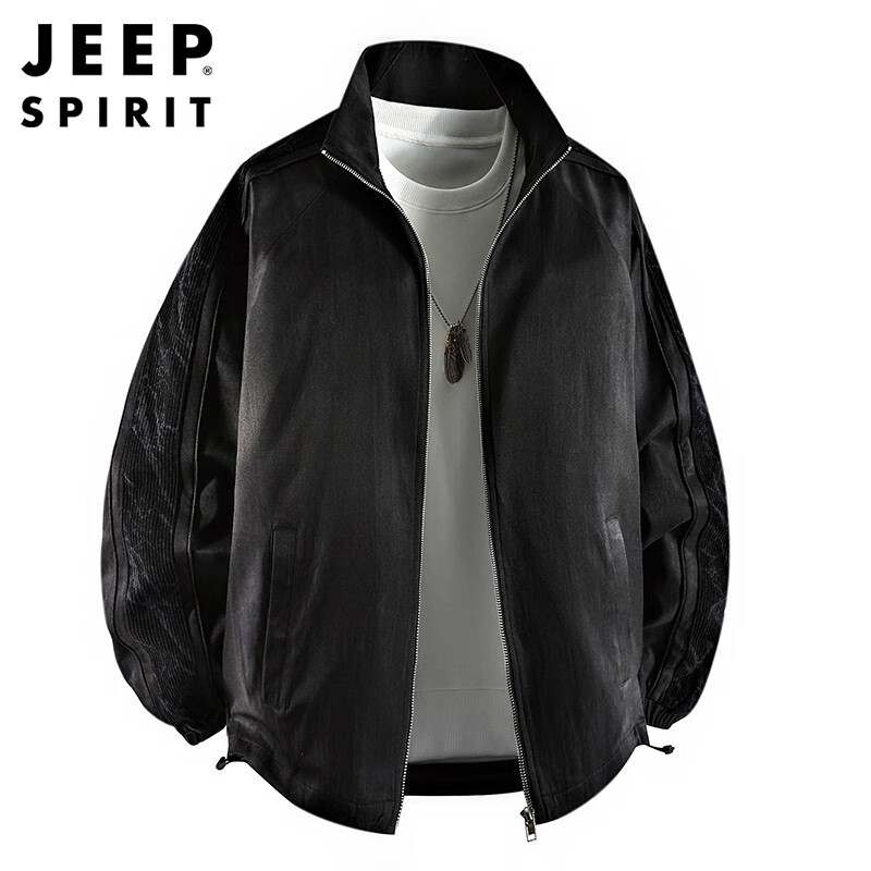 JEEP SPIRIT Jeep jacket men's jacket men's autumn and winter casual high-end style sports high-end sense handsome stand-up collar clothes