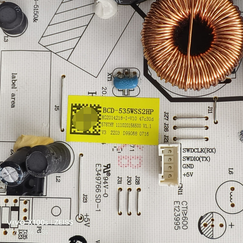 The initial idea is that the BCD-535WSS2HP inverter board is suitable for Rongsheng refrigerator 2014218 motherboard 533 529 532WD11HP original 90% new computer board with a 6-month warranty.