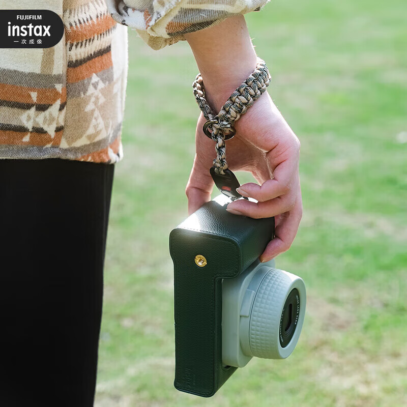Fuji (FUJIFILM) instax instant wide400 one-time imaging retro camera photo paper WIDE 400 grass green international version New Year's gift annual meeting prize Valentine's Day
