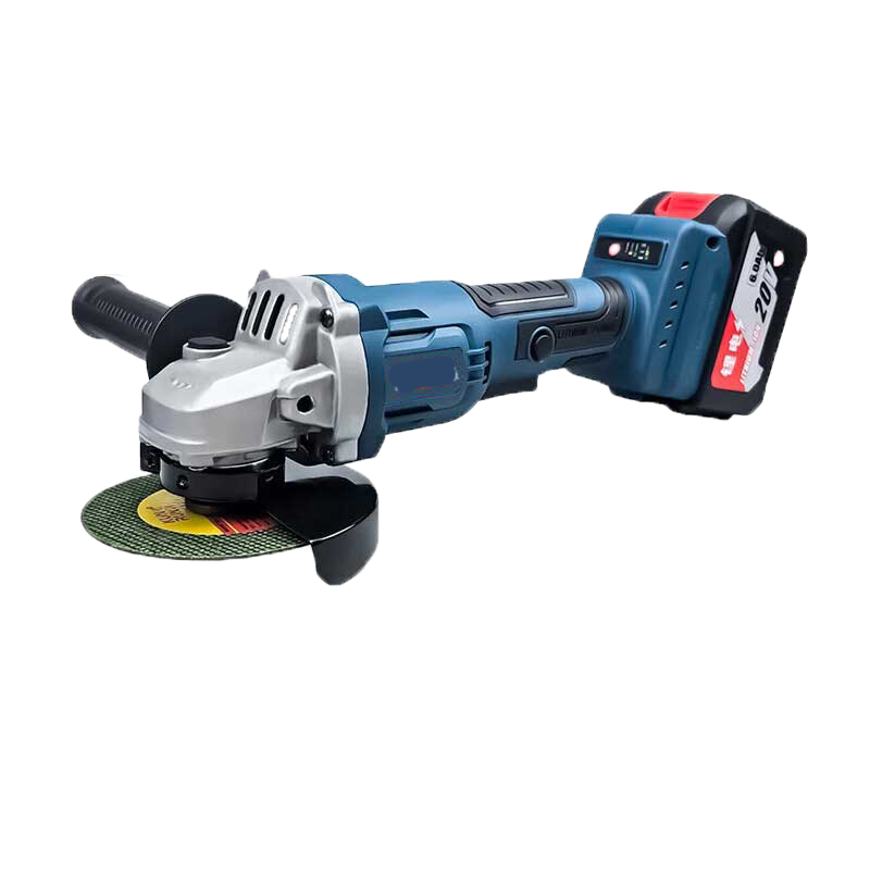 Powerful brushless angle grinder lithium battery cutting machine wireless grinder cutting disc charging into handheld 20-cell 8.0A two batteries one charge + luxury gift package