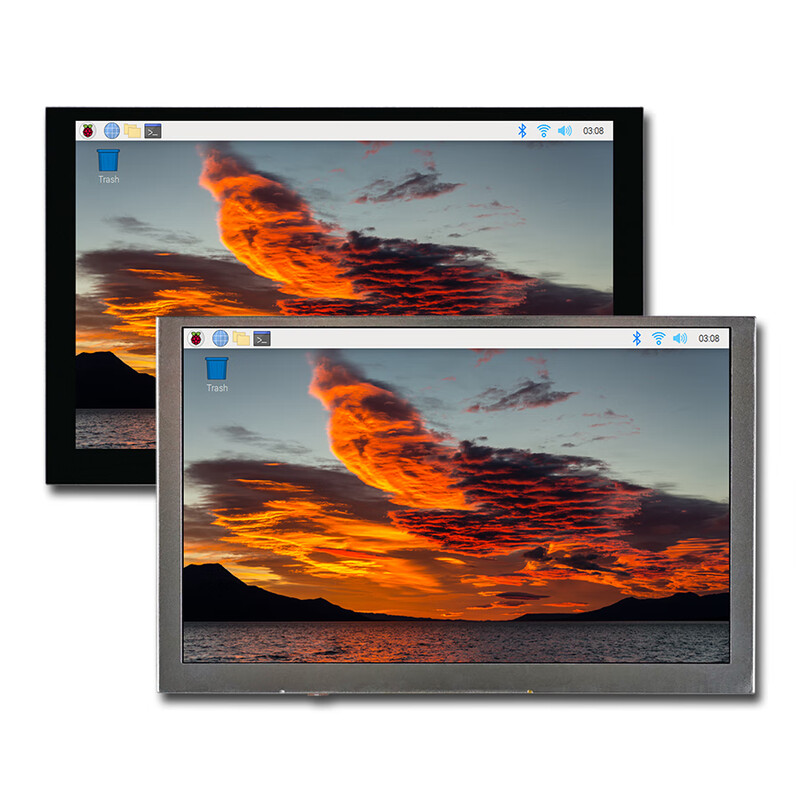 Raspberry Pi IPS touch display MIPI DSI interface 3B+/4B driver-free Orange Pi 3B 4.3-inch IPS within 10 sets without touch