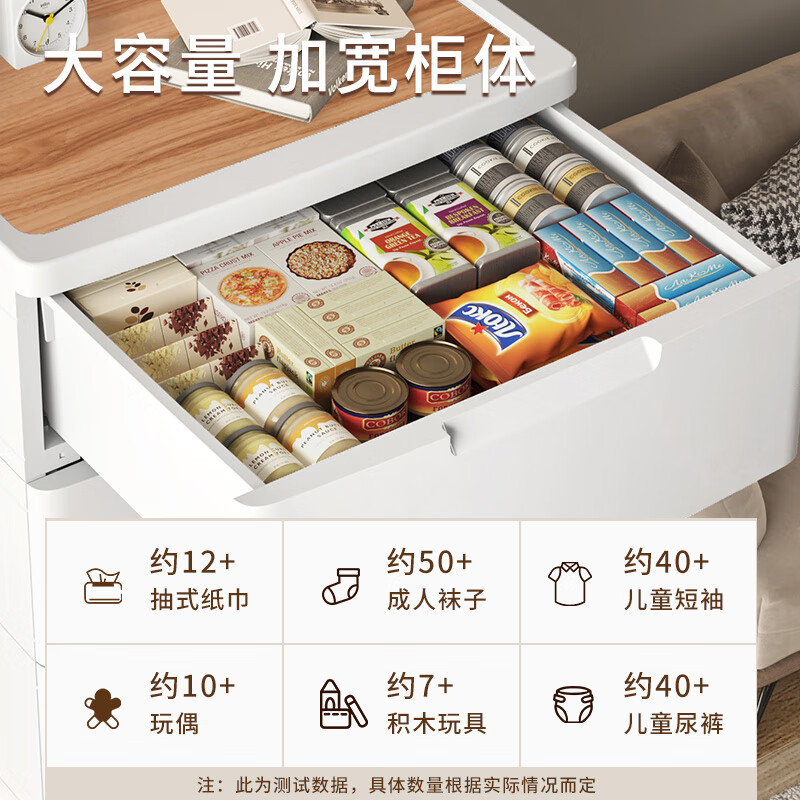 JEKO&JEKO drawer storage cabinet bedroom living room storage cabinet wardrobe bedside table toy snack organizer chest of drawers