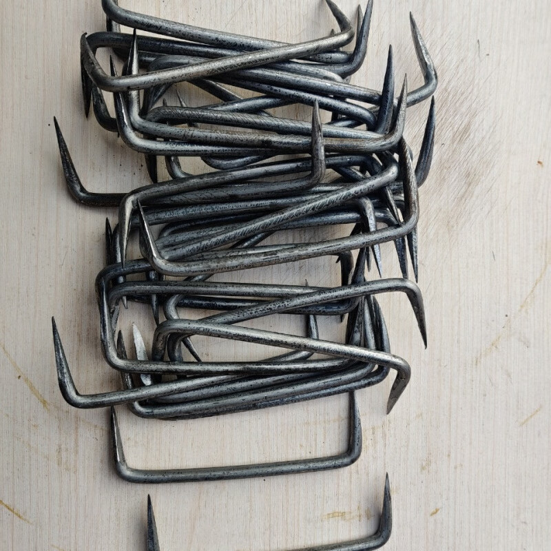 Vinoa nails, horse king nails, leech nails, two-headed nails, construction nails, industrial and mining nails, pick-up nails, ship nails, claw nails, claw nails, curium nails, 6 thick, 10 cm long, 10 pieces