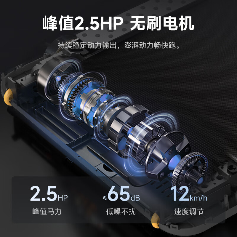 Goldsmith Treadmill R2 Home Fitness Smart Side Armrest Foldable Walking Machine No Installation Multifunctional APP Interconnection Store Manager Recommends R2 Treadmill