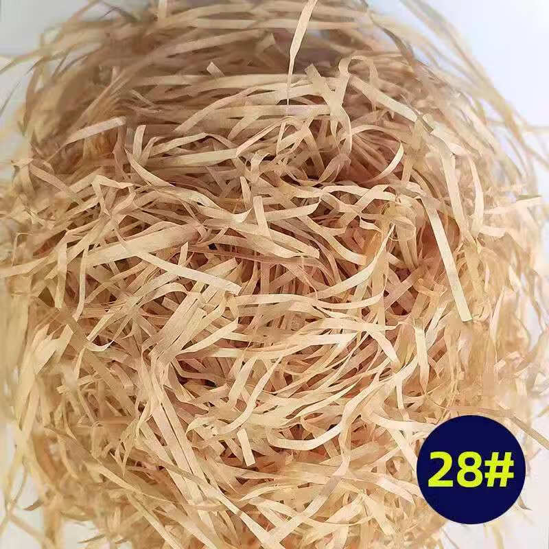 Raffia filling Internet celebrity gift box souvenir cushioning filling for boyfriend and girlfriend wedding candy bedding manufacturer wholesale wine red 500g super cost-effective