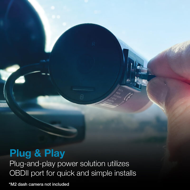 Escort radar detector power cord OBDII to RJ11 plug and play compatible with multiple models