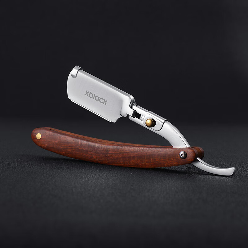 Small black hairdressing tool razor old-fashioned razor manual men's shaving razor shaving artifact shaving razor