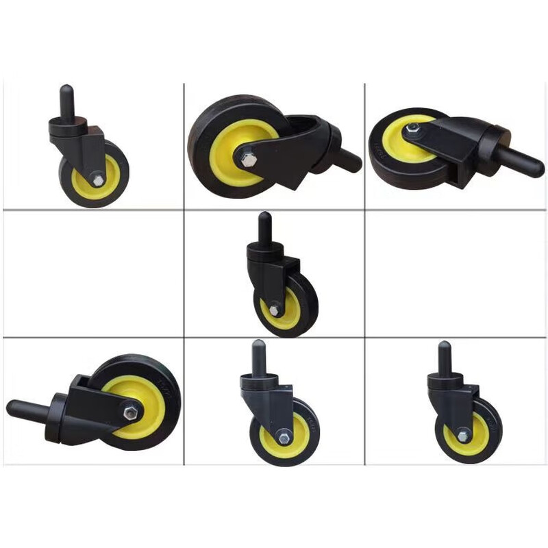 Baiyun cleaning cart multi-functional trolley hotel room special tool cart property linen hygiene cart AF08170A cleaning cart front wheel accessories (1 pair)