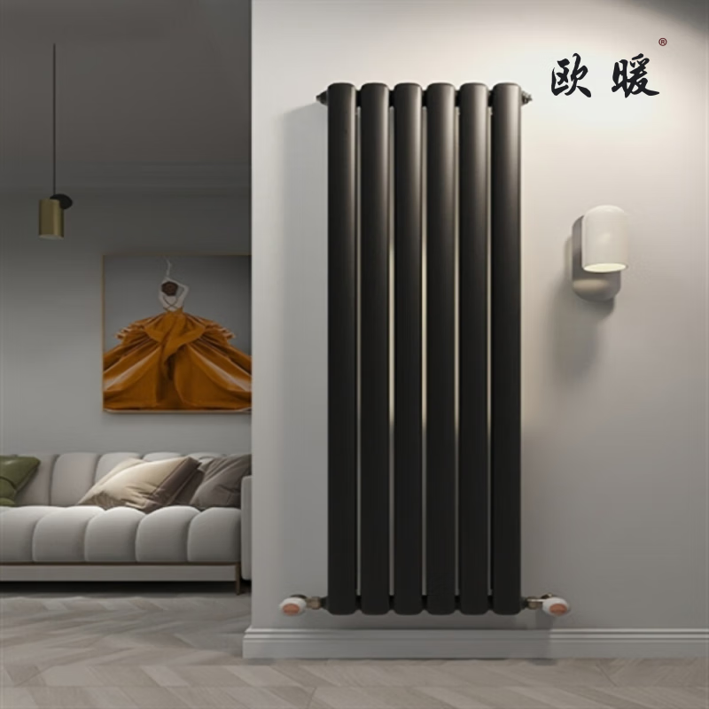 European warm radiator steel 60 round radiator large water channel wall-mounted heating supports customized colors 600mm*1 column