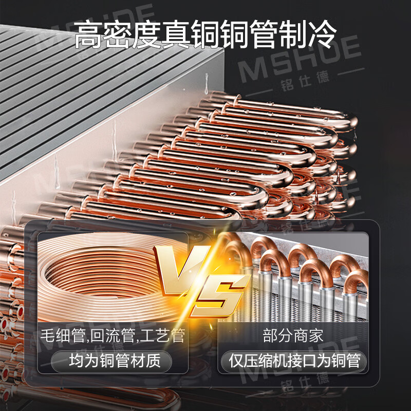 Mshder Internet celebrity wine display cabinet beer cabinet display cabinet wine refrigerated cabinet display cabinet refrigerated fresh cabinet freezer refrigerator supermarket convenience store beverage cabinet frameless high-end three-door 1680*600*2010 (no need to pour water)