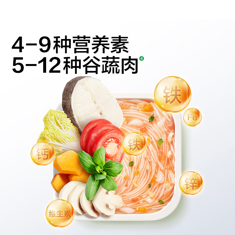 Baby is greedy for infant and toddler instant noodles, chicken and mushroom noodles 14g, travel supplement meal, ready-to-eat baby noodles for 10 months+