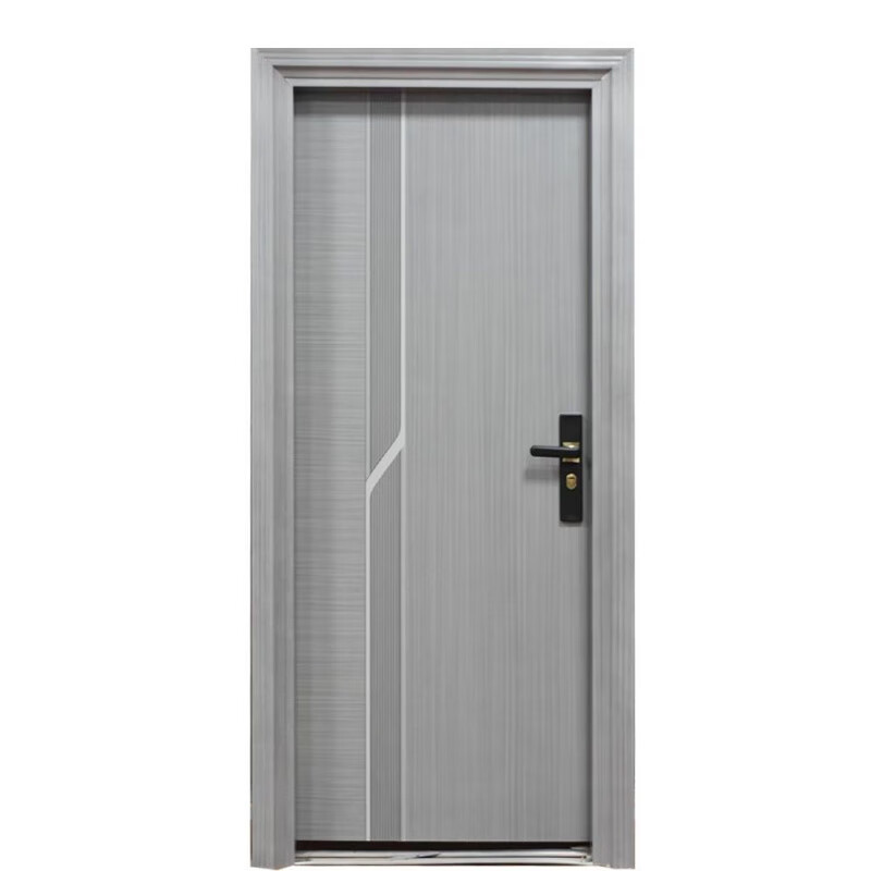 Zinc alloy room steel door interior door bedroom door rental apartment project sound insulation moisture-proof anti-theft door customization thick material apartment model 88 205 10 inner opening left lock
