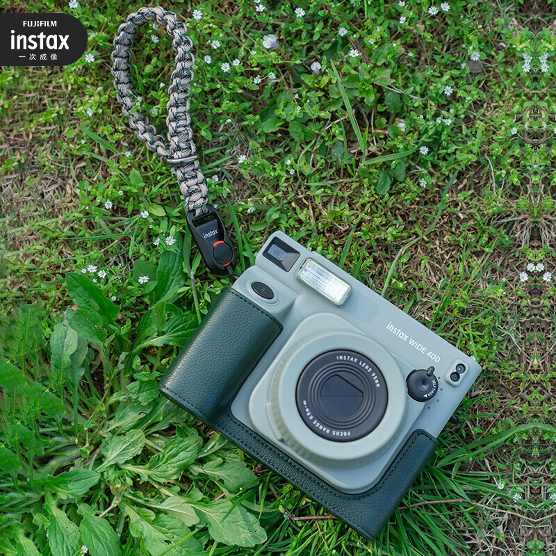 Fuji (FUJIFILM) instax instant wide400 one-time imaging retro camera photo paper WIDE 400 grass green international version New Year's gift annual meeting prize Valentine's Day
