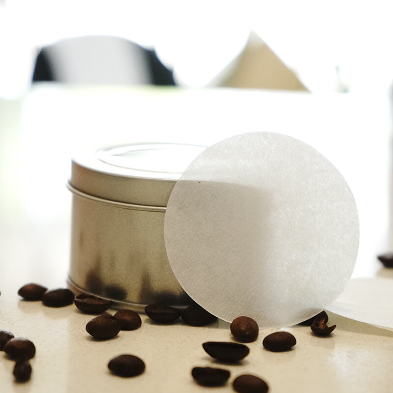 Runhuanian Italian coffee extraction filter paper secondary water separation filter paper 51 53 58mm household general hand brewing disposable 51mm 100 pieces of material