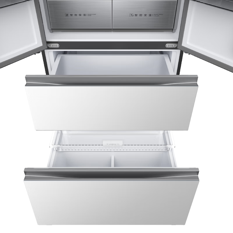 Homa 539L French multi-door zero-embedded refrigerator ultra-thin embedded frost-free refrigerator intelligent moisturizing + deep freezing quick freezing-40 standard